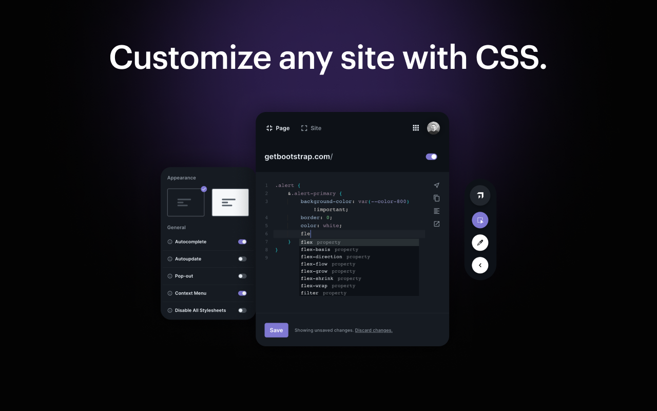 Amino: Live CSS Editor - 截图 1