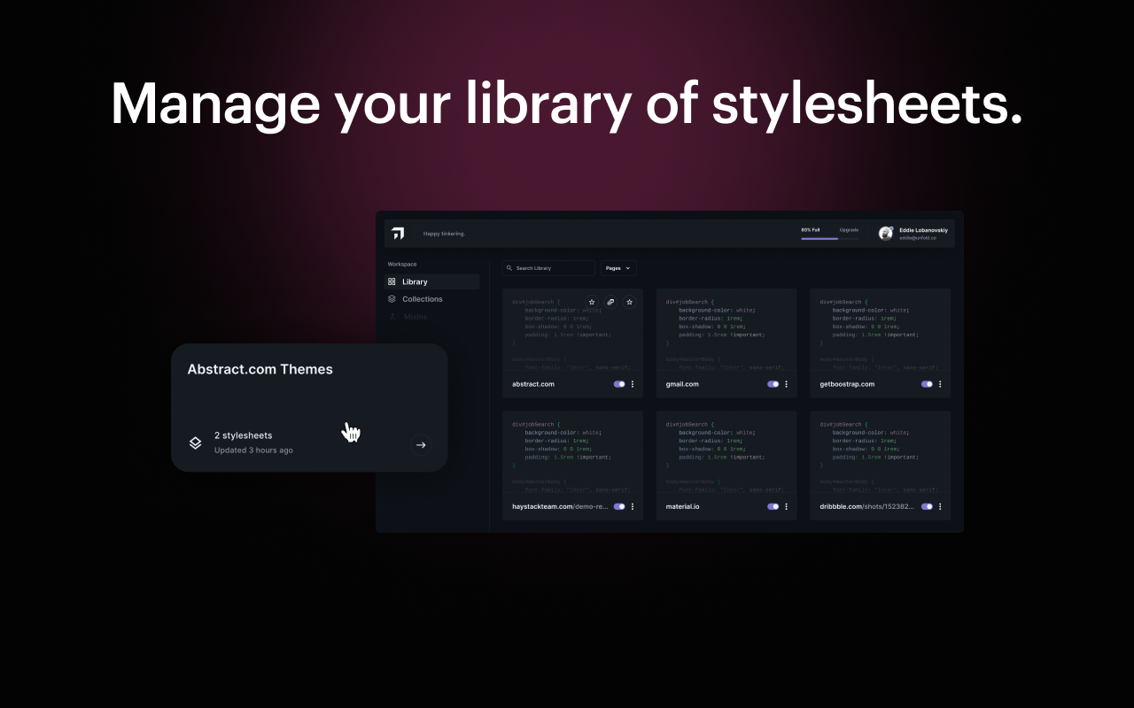 Amino: Live CSS Editor - 截图 3