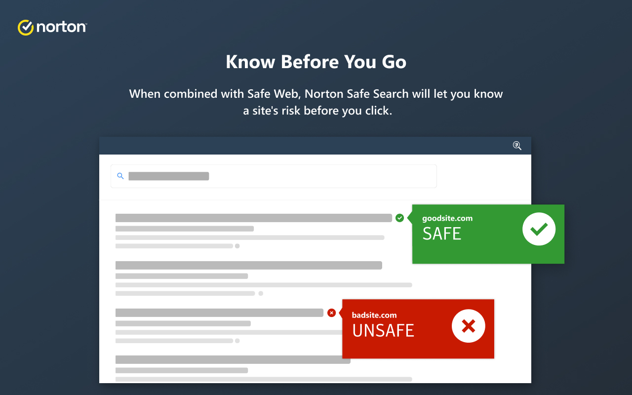 Norton Safe Search - 截图 1