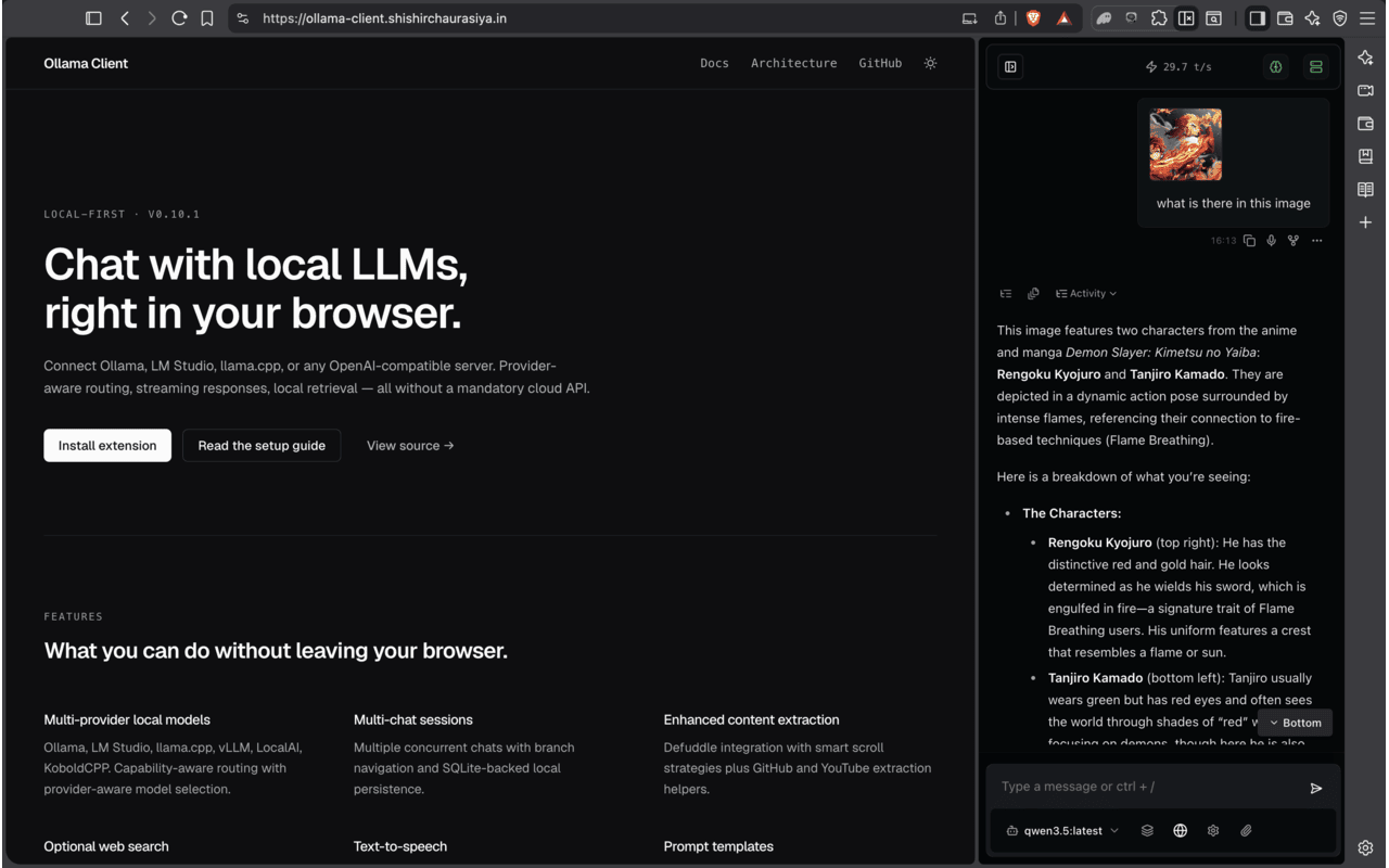 Ollama Client - Ollama、LM Studio、llama.cpp 本地 AI 聊天 - 截图 5