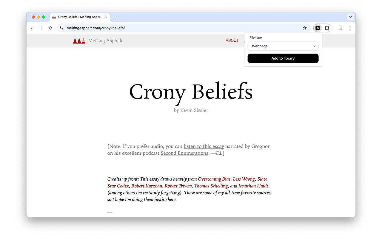 Anara Web Clipper - 截图 3