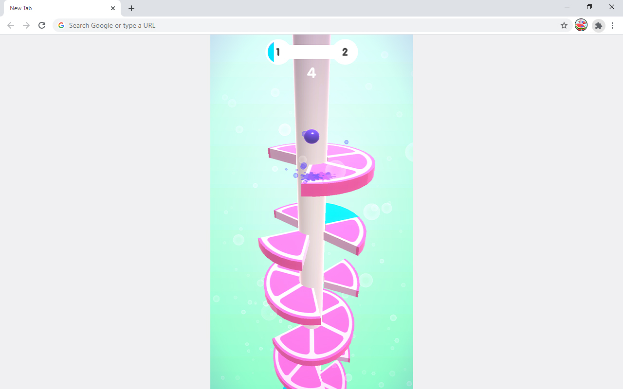 Helix Fruit Jump Arcade Game - 截图 1
