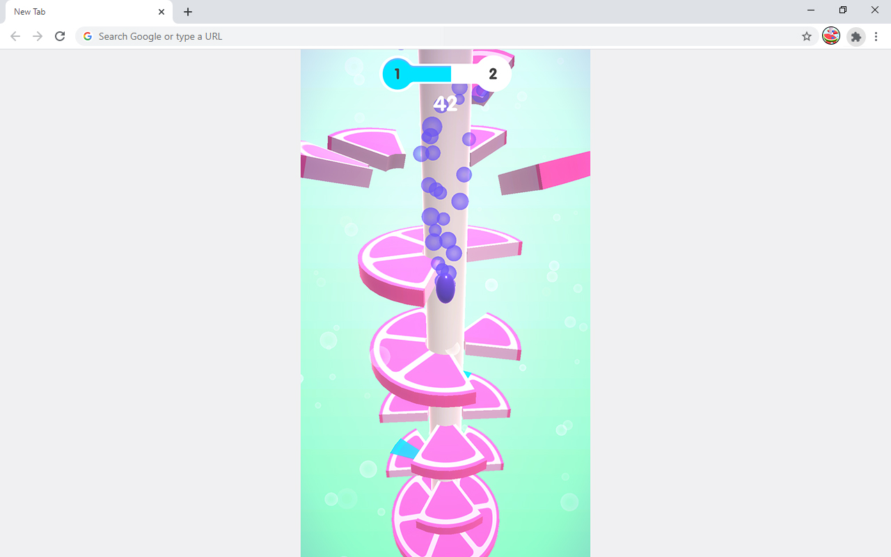 Helix Fruit Jump Arcade Game - 截图 2