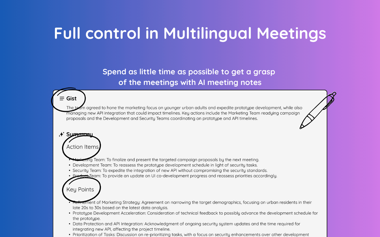 Google Meet Translation and AI Note Taker - 截图 2