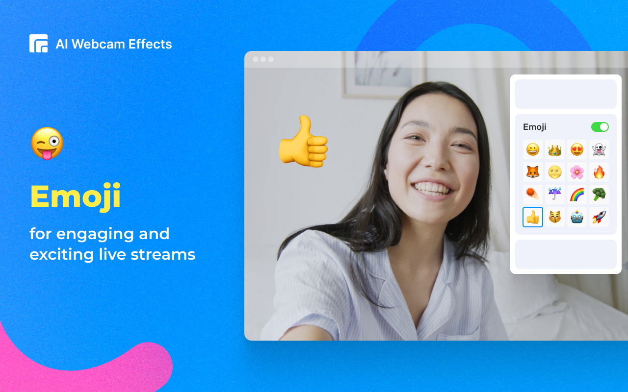 AI网络摄像头效果+记录器:Google Meet,Zoom,Discord及其他会议 - 截图 3
