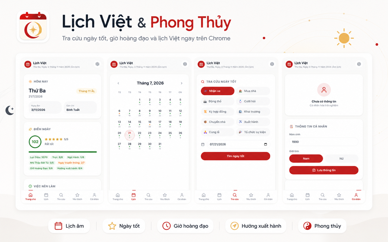 Lịch Việt & Phong Thủy - 截图 1