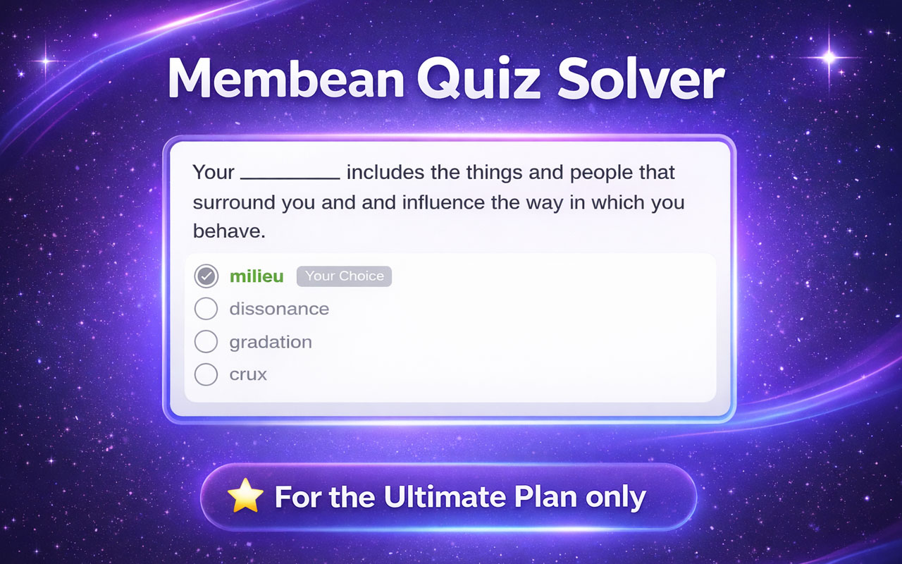 Membean Hack - 截图 2
