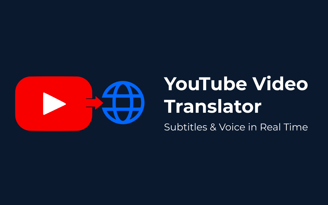 翻译Tube:YouTube 视频翻译器 - 截图 1