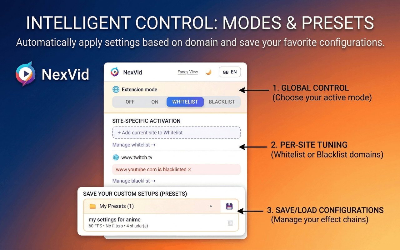 NexVid - Real-time Video Upscaler & Enhancer - 截图 2