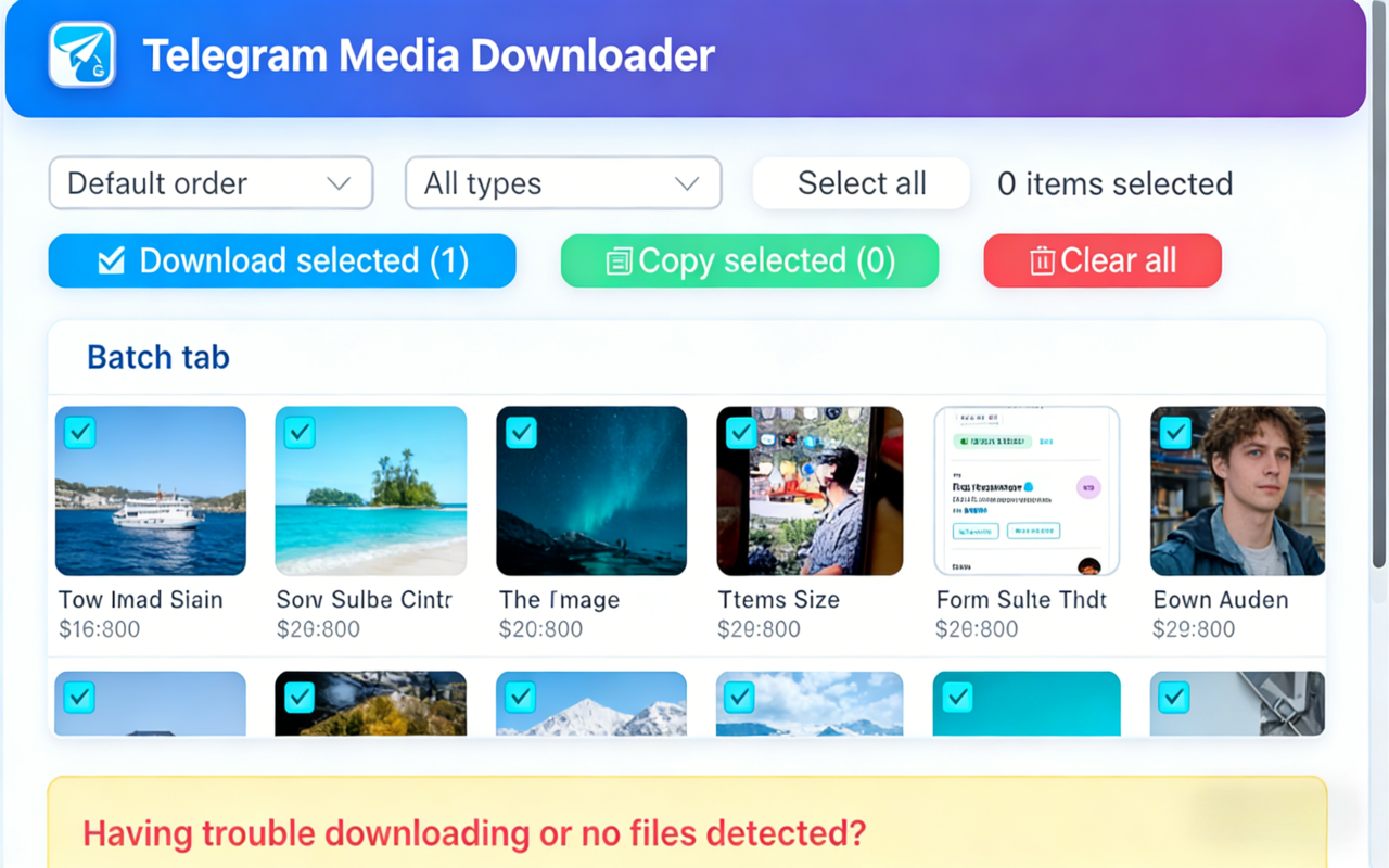 Telegram媒体下载器: TG Video Downloader - TG Download - 截图 4