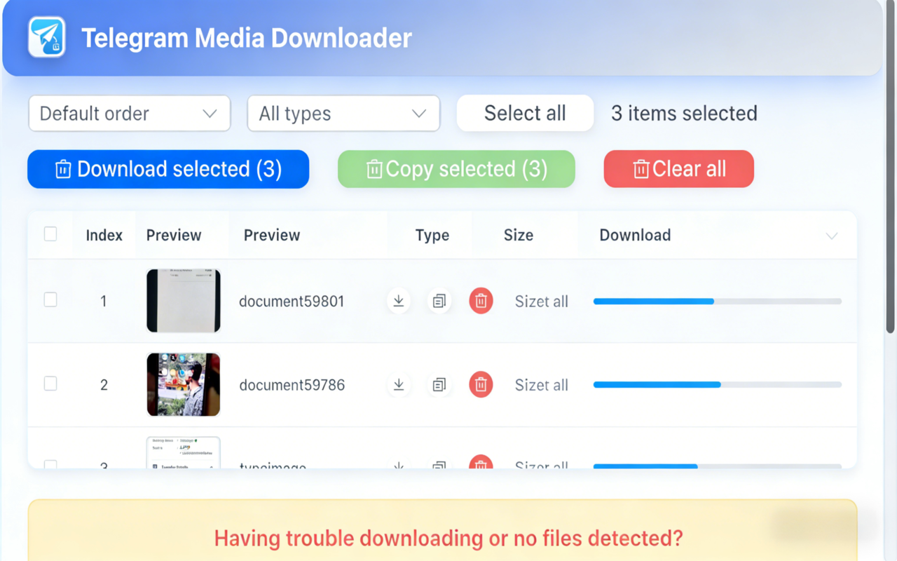 Telegram媒体下载器: TG Video Downloader - TG Download - 截图 5