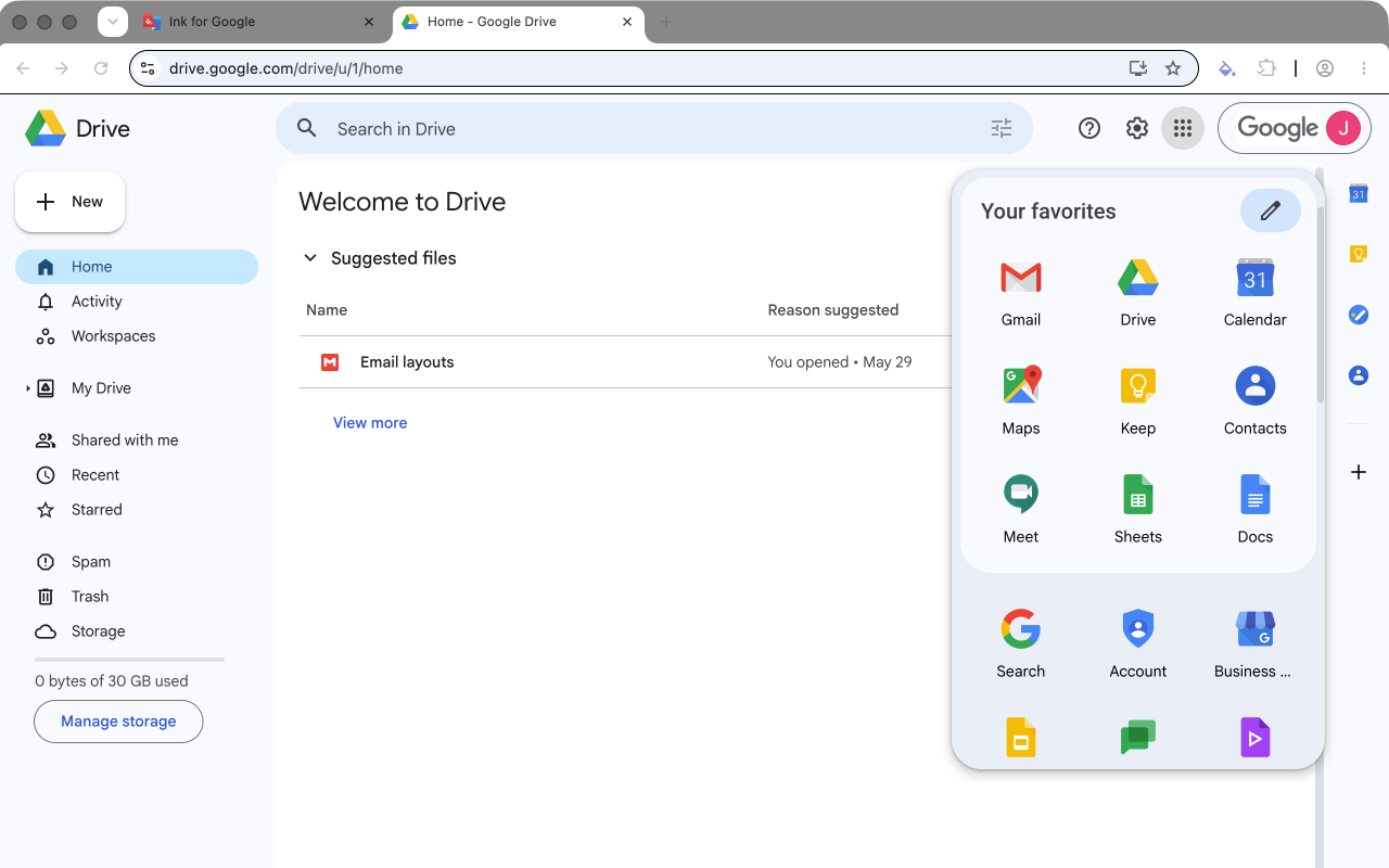 Ink for Google™ - 截图 2