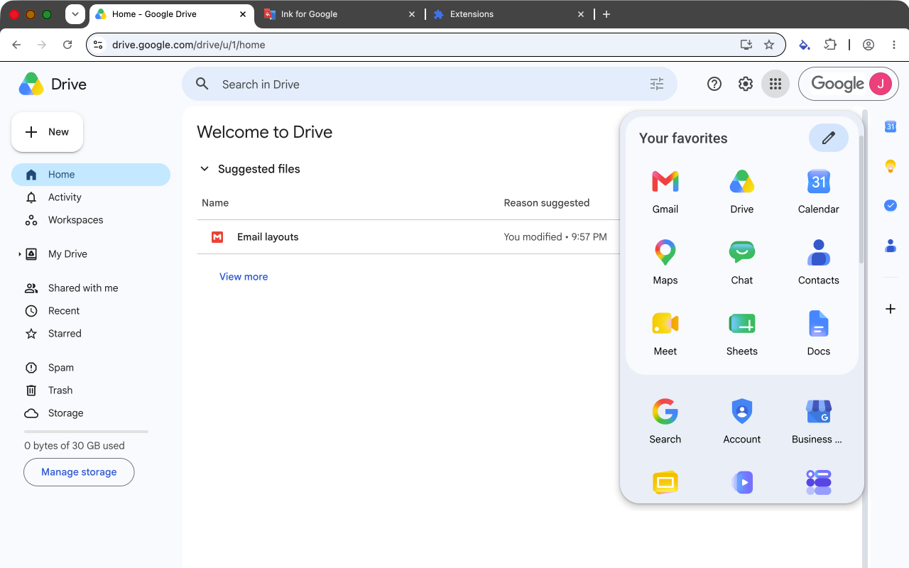 Ink for Google™ - 截图 4