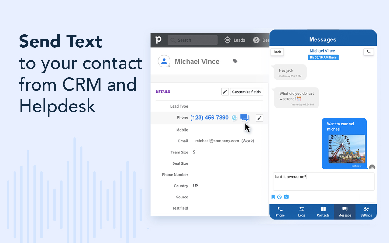 JustCall - Click To Call for CRM Tools - 截图 3
