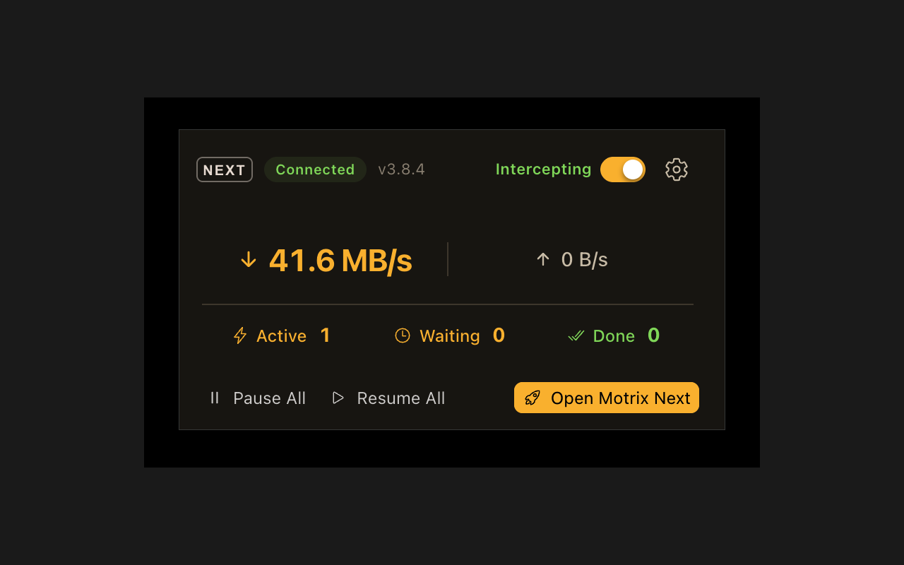 Motrix Next Extension - 截图 1