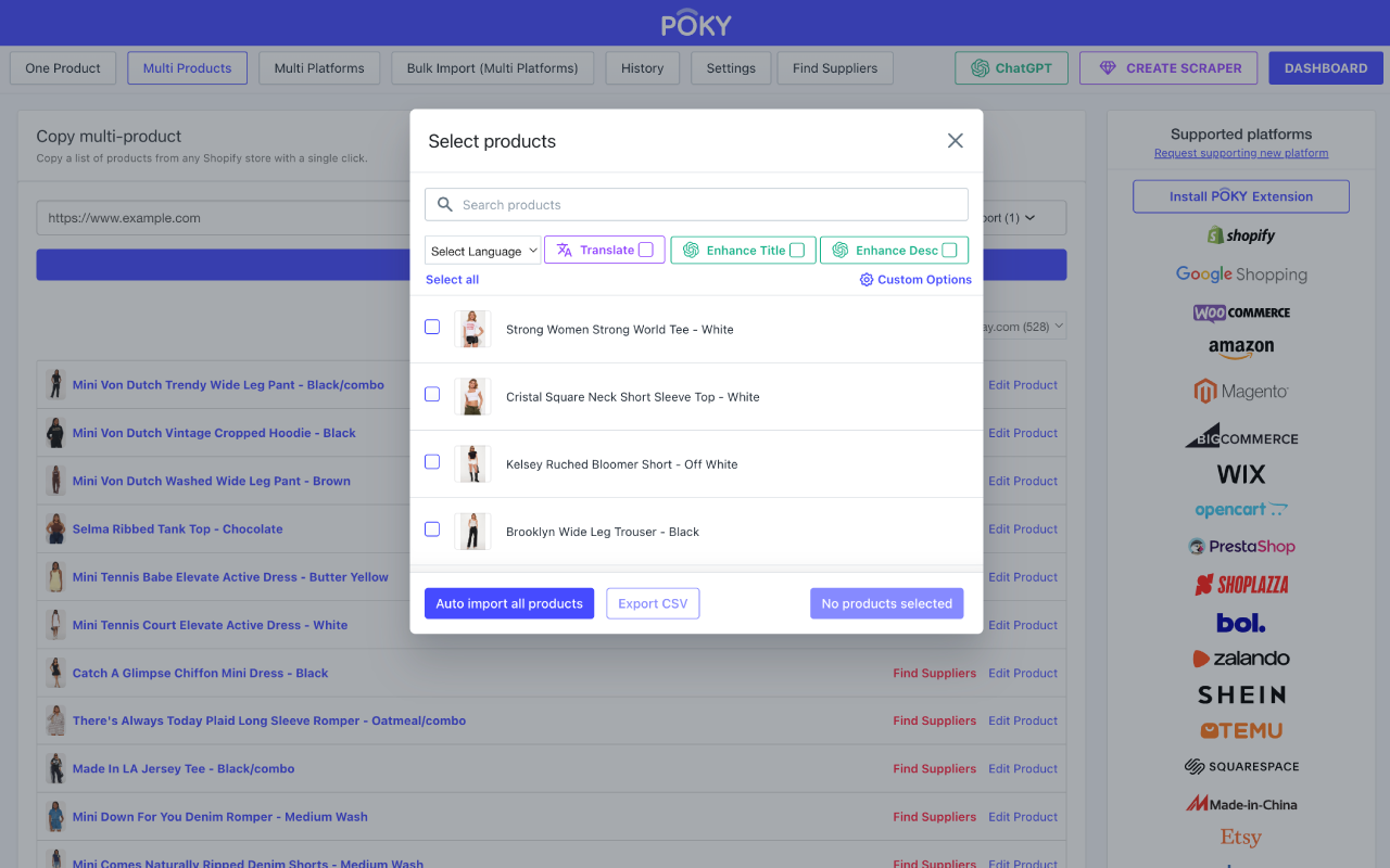 POKY - Product Importer - 截图 2