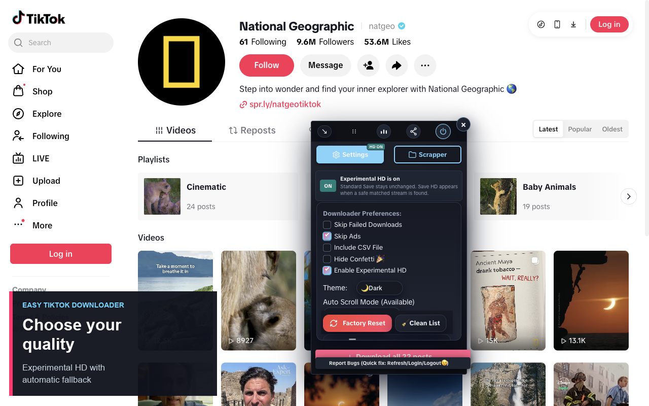Easy TikTok Video Downloader (Remove Watermark) - 截图 4