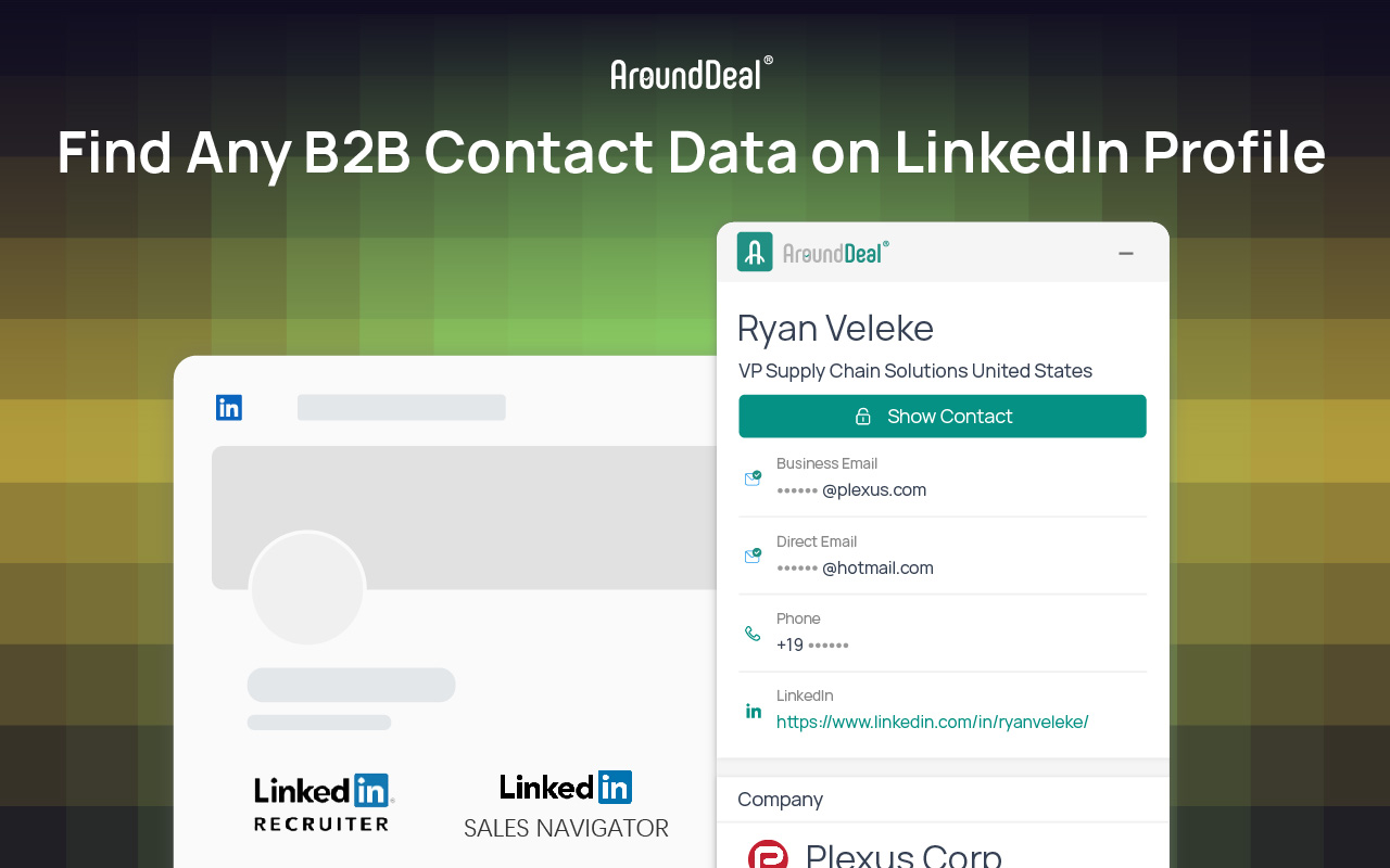 Free B2B Contact Info by AroundDeal - 截图 2