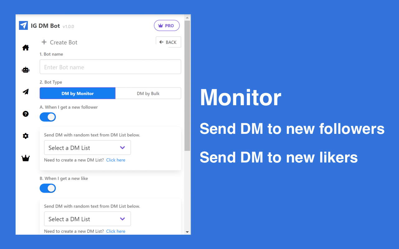 IGDMBot - DM Automation Bot - 截图 2