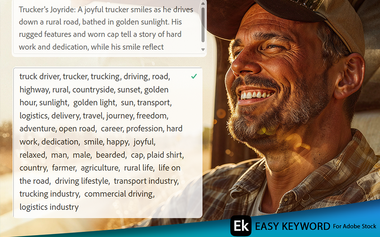 Easy Keywords for AdobeStock - 截图 3
