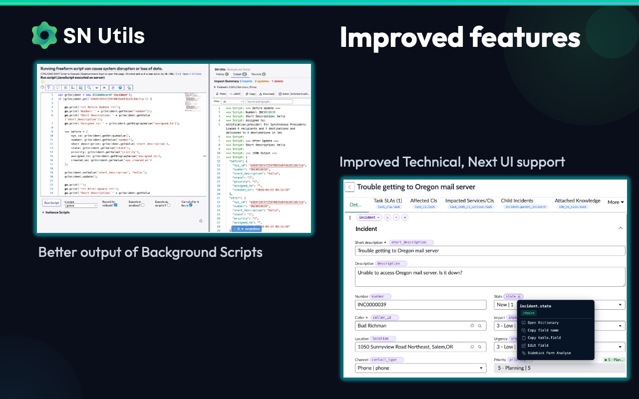 SN Utils - Tools for ServiceNow - 截图 4