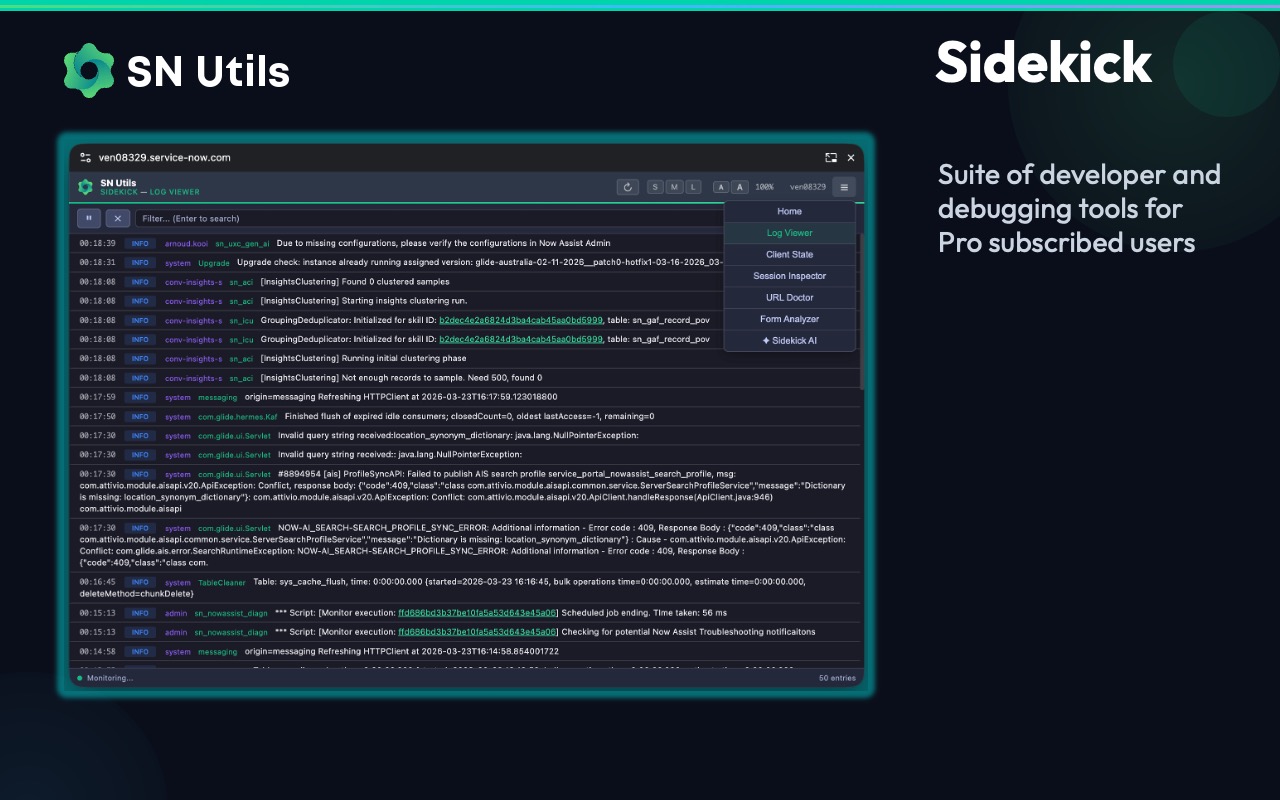 SN Utils - Tools for ServiceNow - 截图 5
