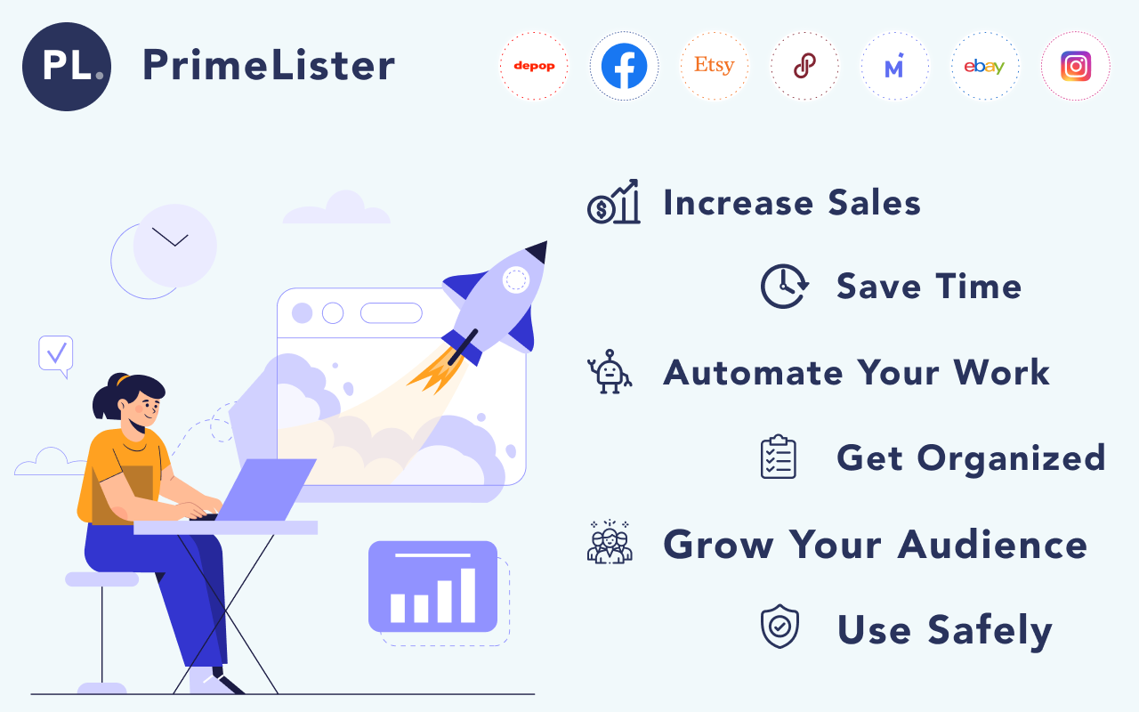 Cross-listing & Poshmark Tool by PrimeLister - 截图 3