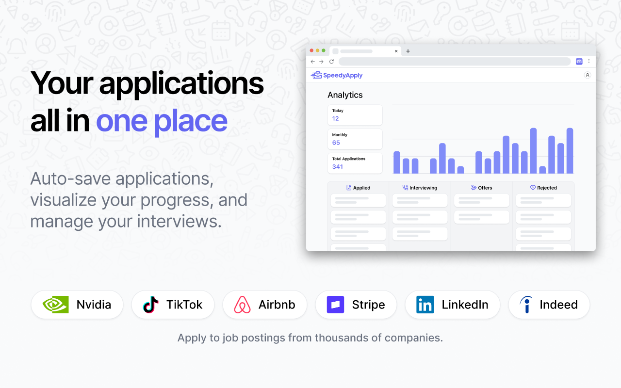 SpeedyApply: Job Application Autofill Tool - 截图 1