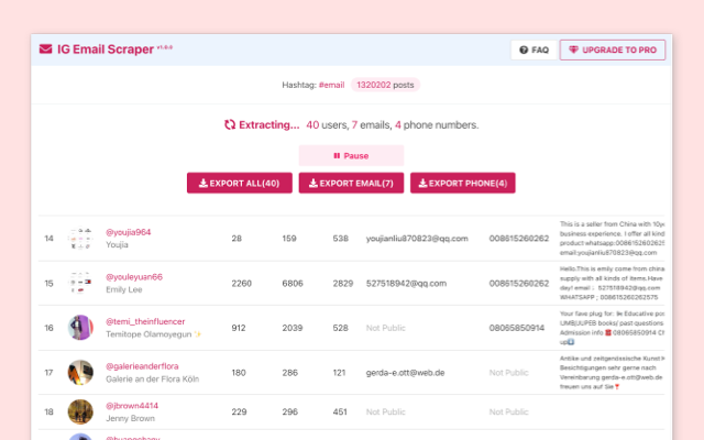 Email Scraper - 截图 1