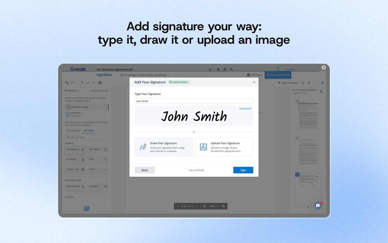 SignNow — Sign & Send Documents - 截图 4