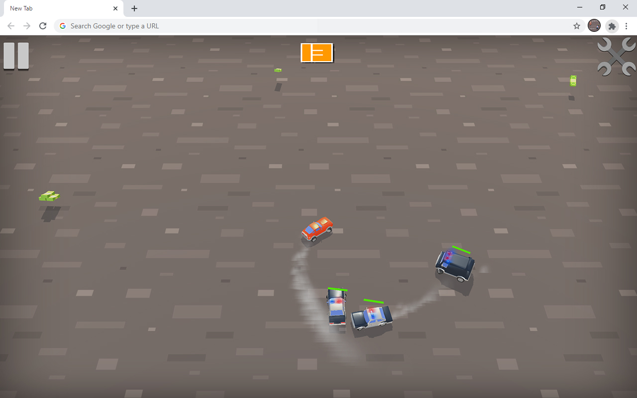 Endless Car Chase Game - 截图 1