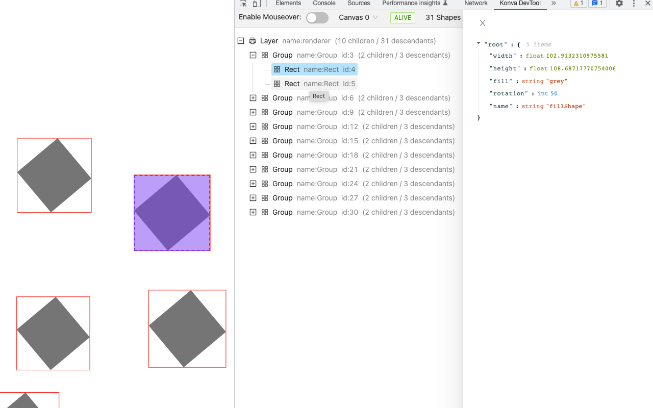 Konva Dev Tool - 截图 2