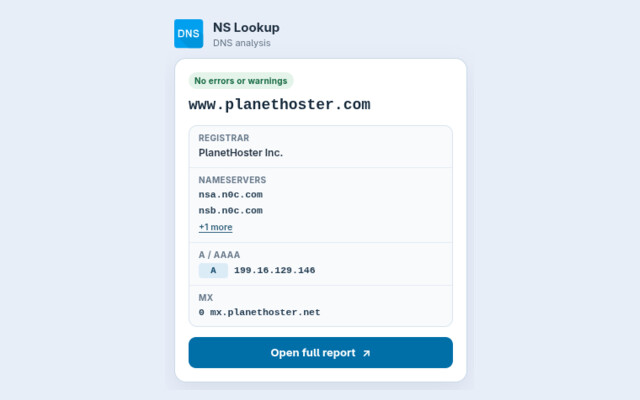 NS Lookup - DNS Analysis - 截图 1