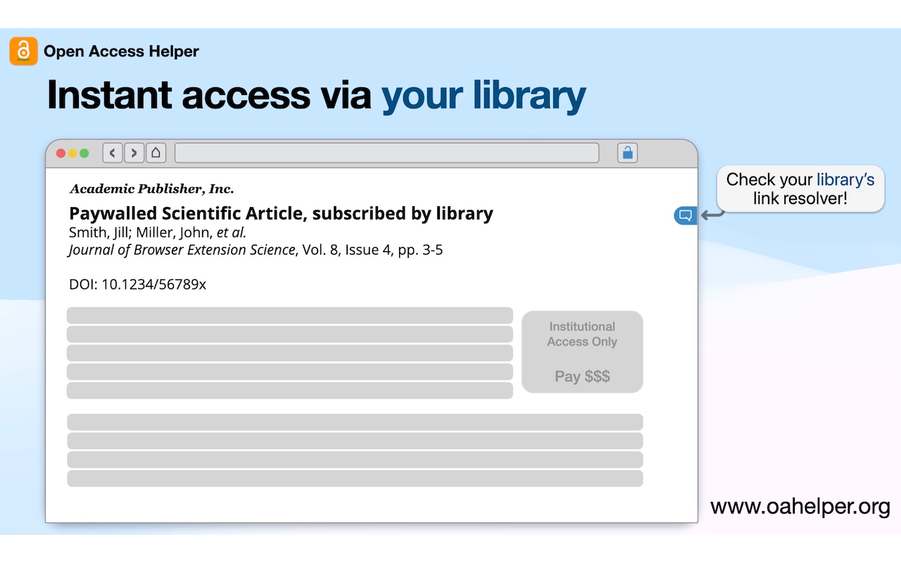 Open Access Helper Web - 截图 4