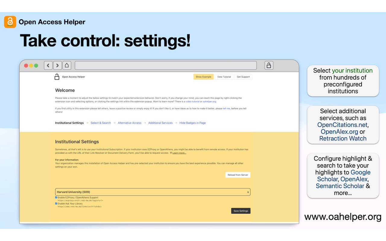 Open Access Helper Web - 截图 5
