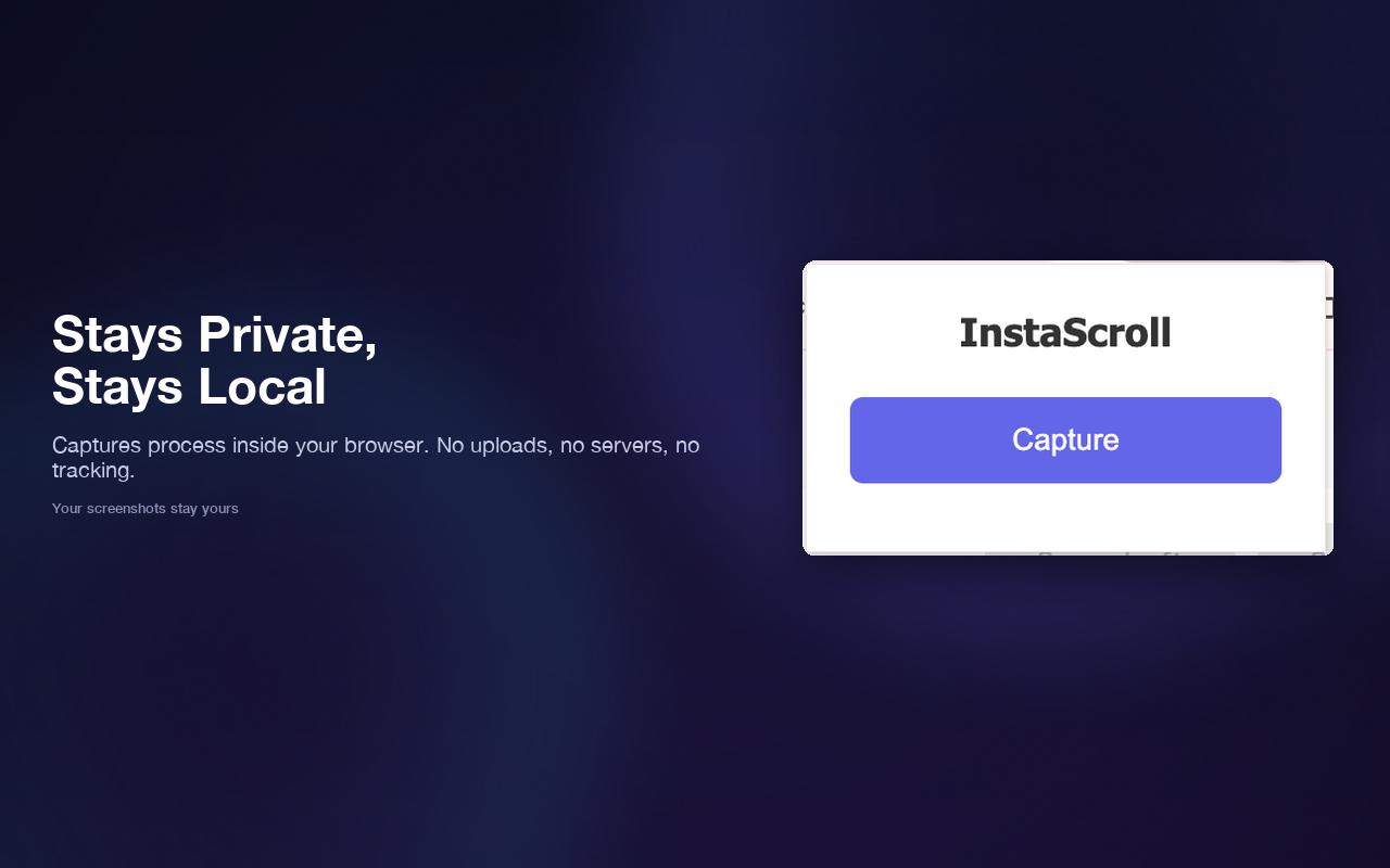 InstaScroll: Full Page Screenshots for Chrome - 截图 3