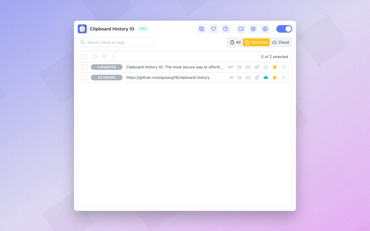Clipboard History Manager - Secure, Fast, and Open Source - 截图 2