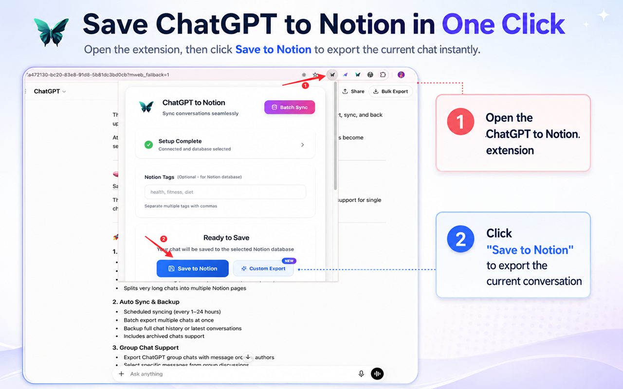 保存 ChatGPT 到 Notion - 截图 1
