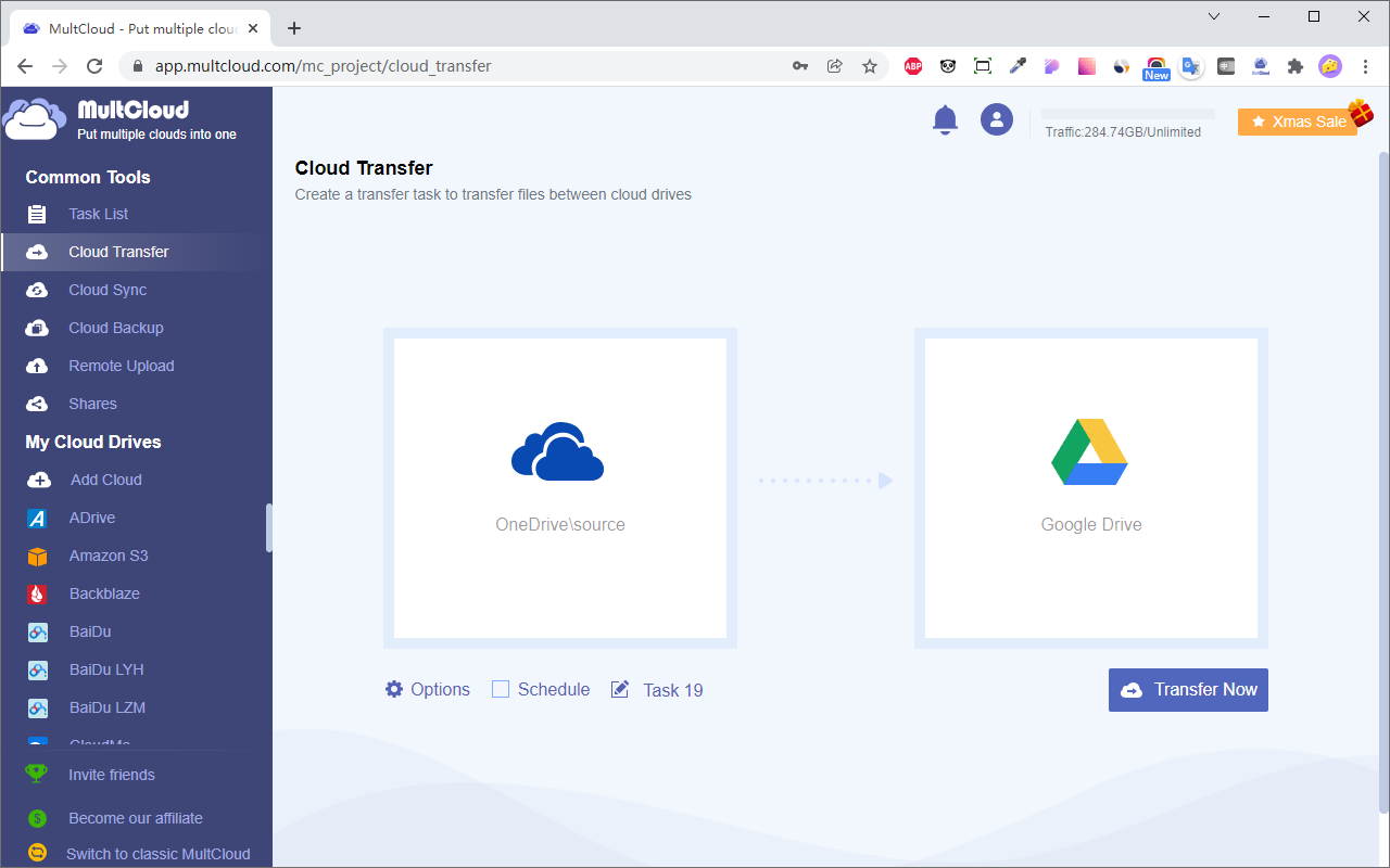 Transfer OneDrive to Google drive - 截图 1