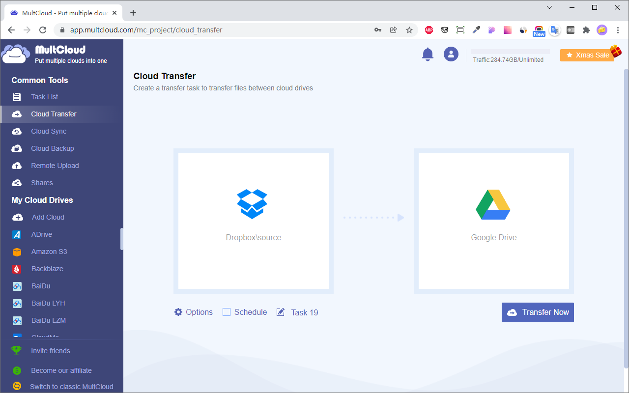Transfer OneDrive to Google drive - 截图 3
