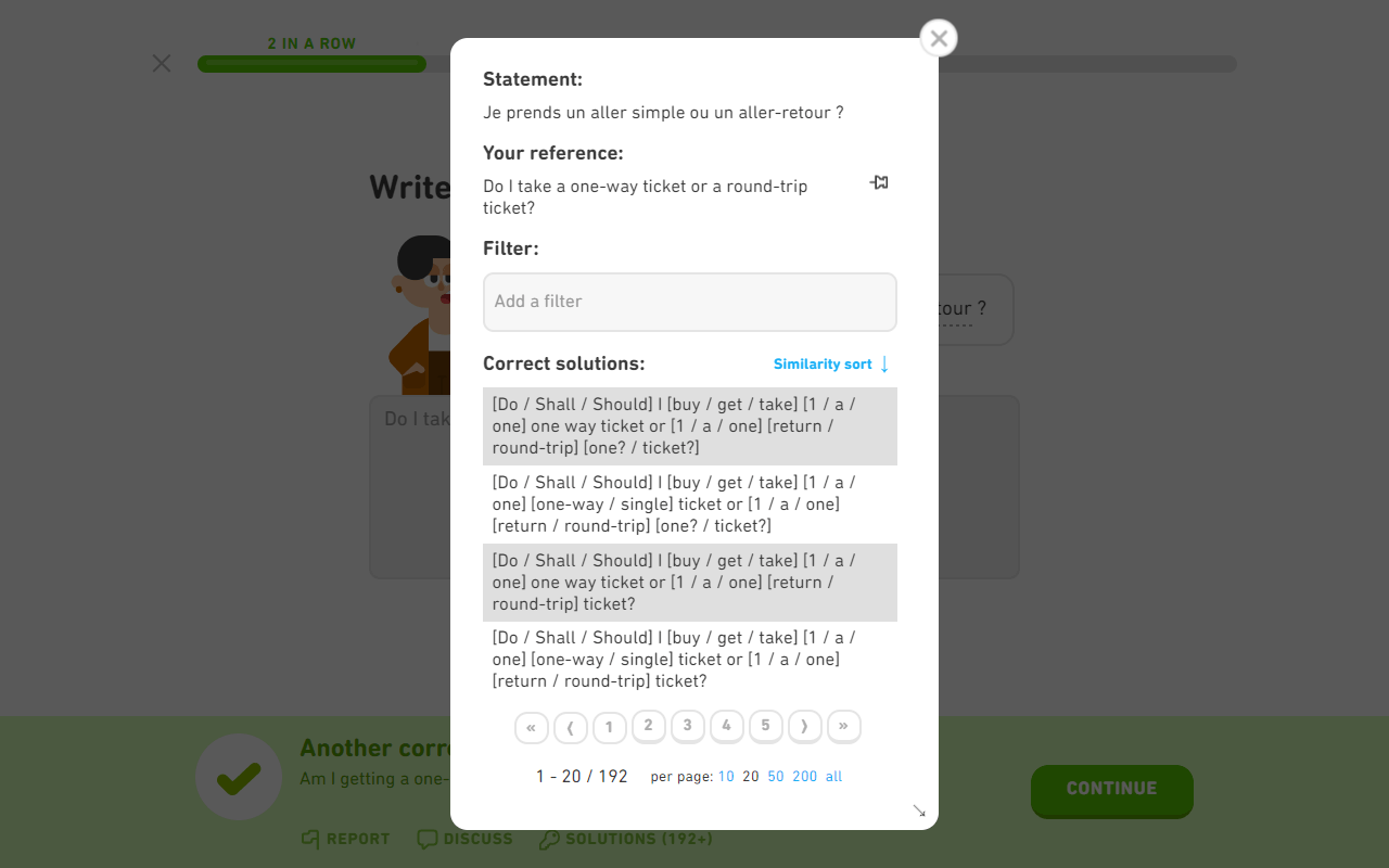 Duolingo Solution Viewer - 截图 1