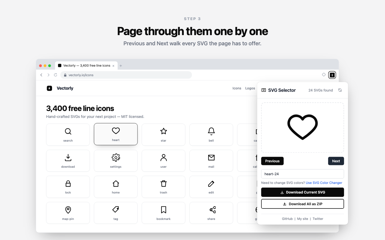 SVG Web Downloader & Extractor - 截图 3