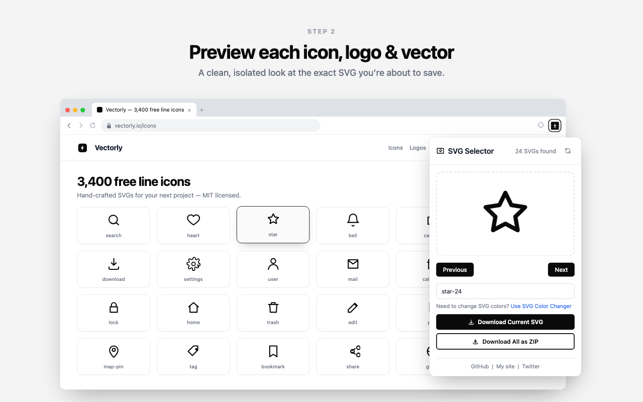 SVG Web Downloader & Extractor - 截图 5