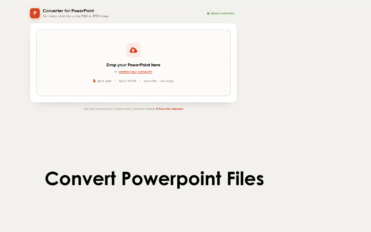 Converter for PowerPoint - 截图 1
