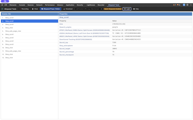 Mixpanel Tools - 截图 3