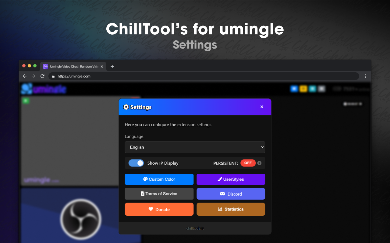 ChillTool's | IP lookup for umingle - 截图 1