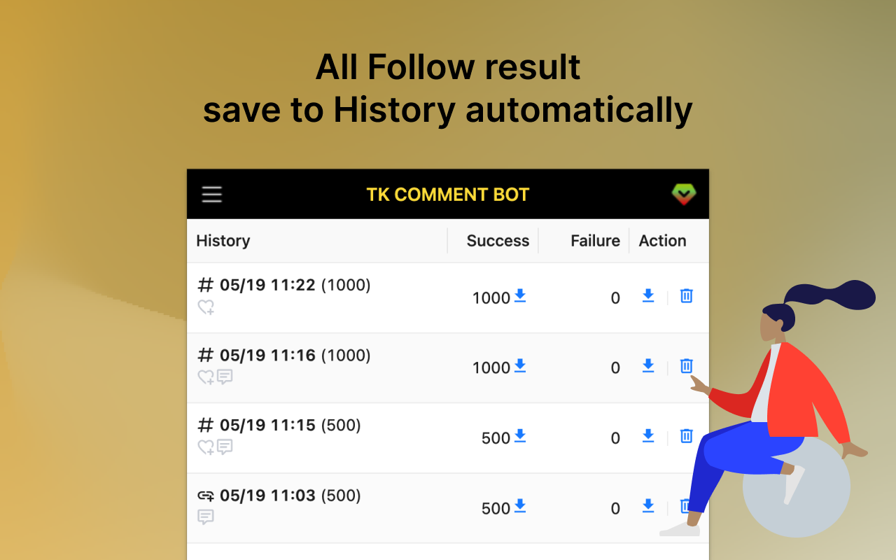 TK Follow Bot - TT Automation Tool - 截图 2