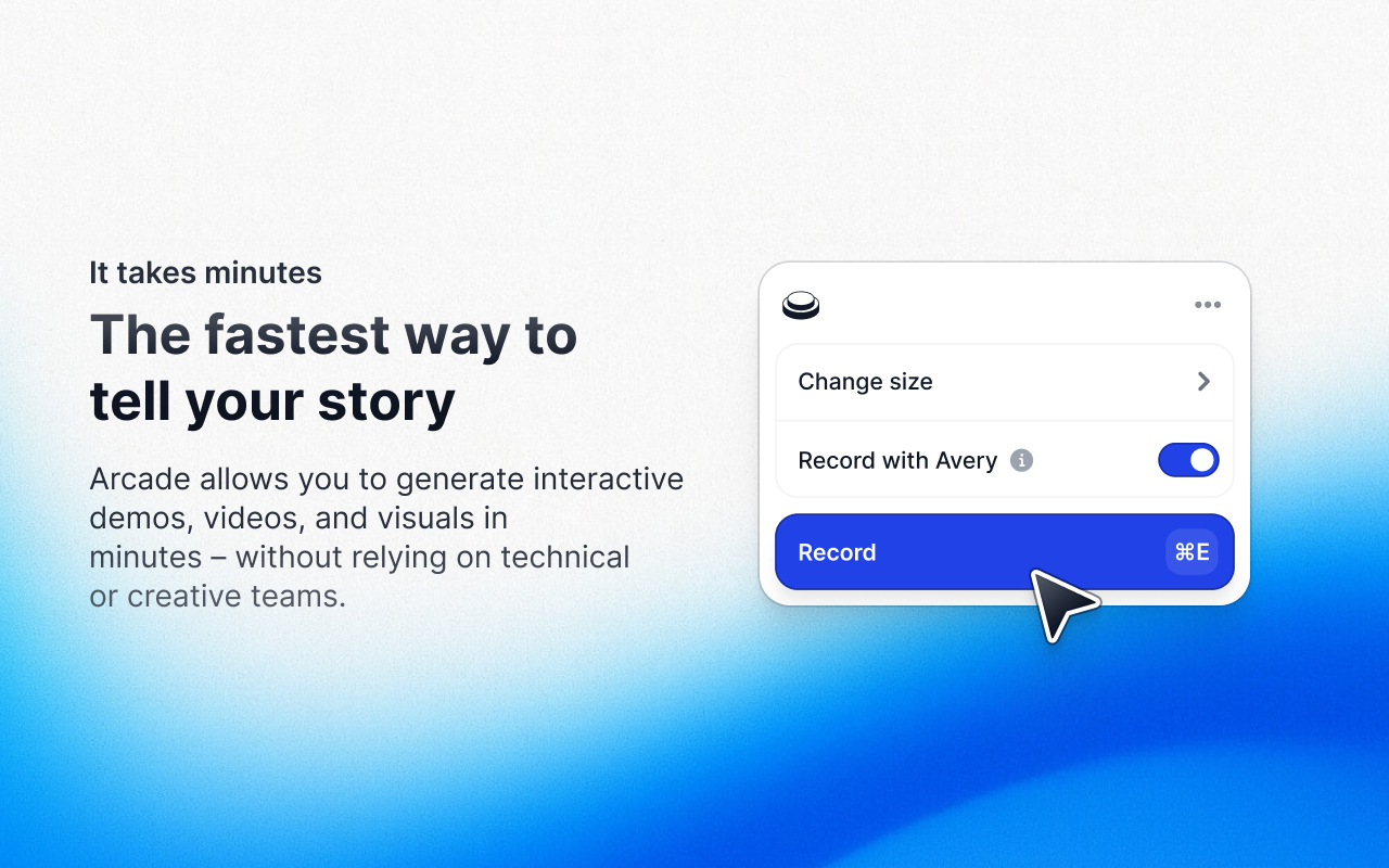 Arcade: AI Interactive Product Demos - 截图 2