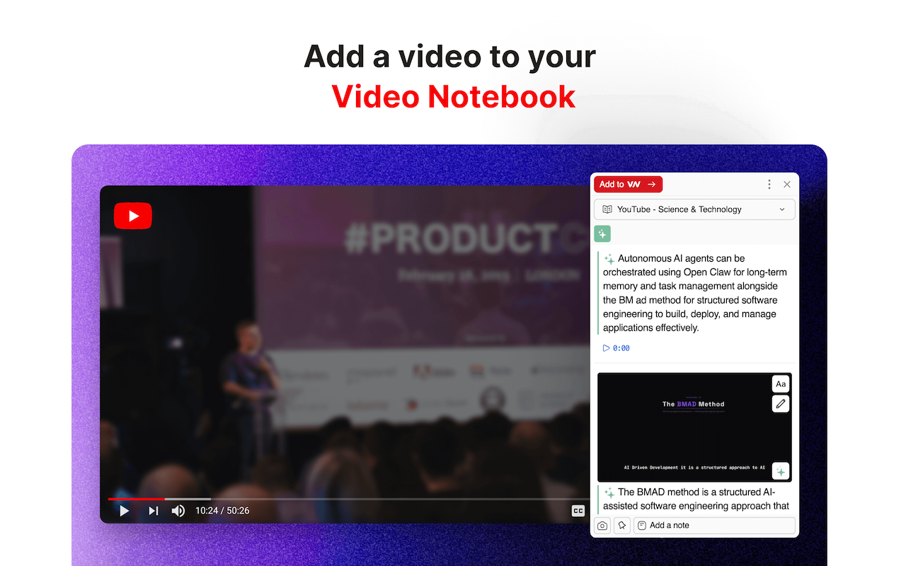 Video Notebook - Visual AI Tutor for Video Learning - 截图 3