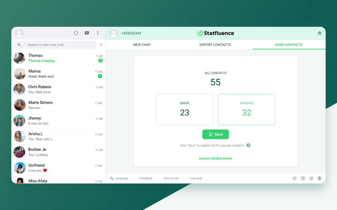 Statfluence - 截图 2
